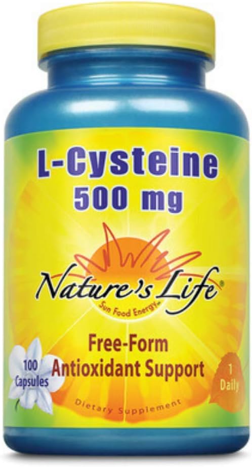 Nature’s Life L-Cysteine, 500mg C...