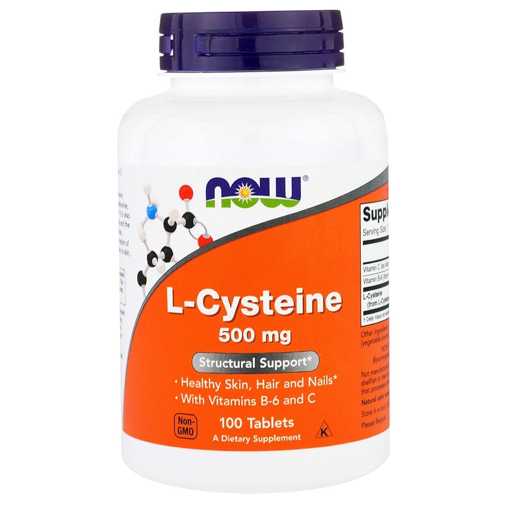 Now Foods L-Cysteine 500mg Tablets