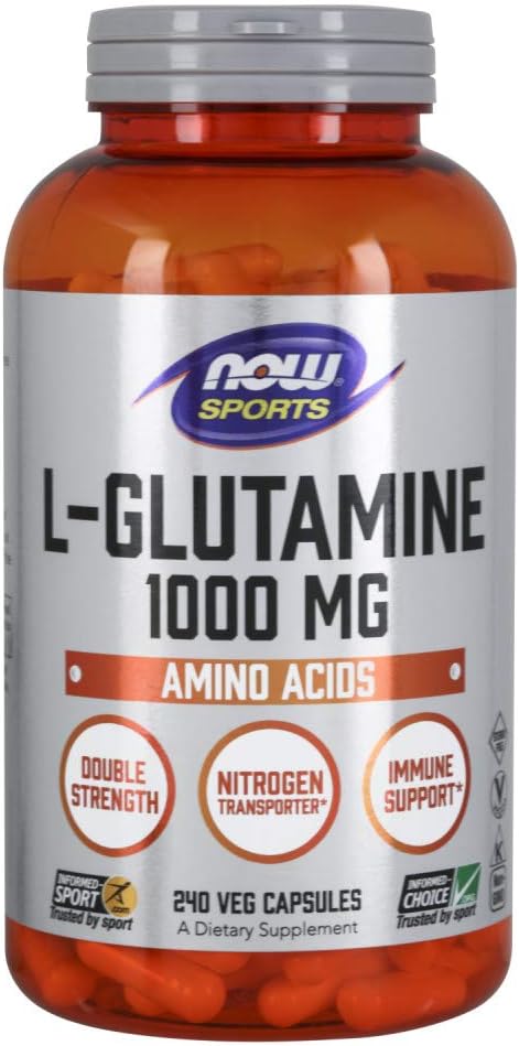 Now Foods L-Glutamine 1000mg Capsules