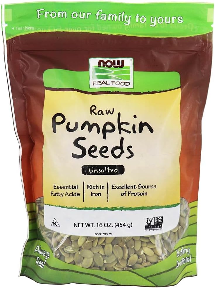 Now Foods Raw Pumpkin Seeds, 1 lb