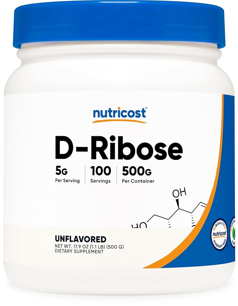 Nutricost D-Ribose Powder 500g, Non-Fla...