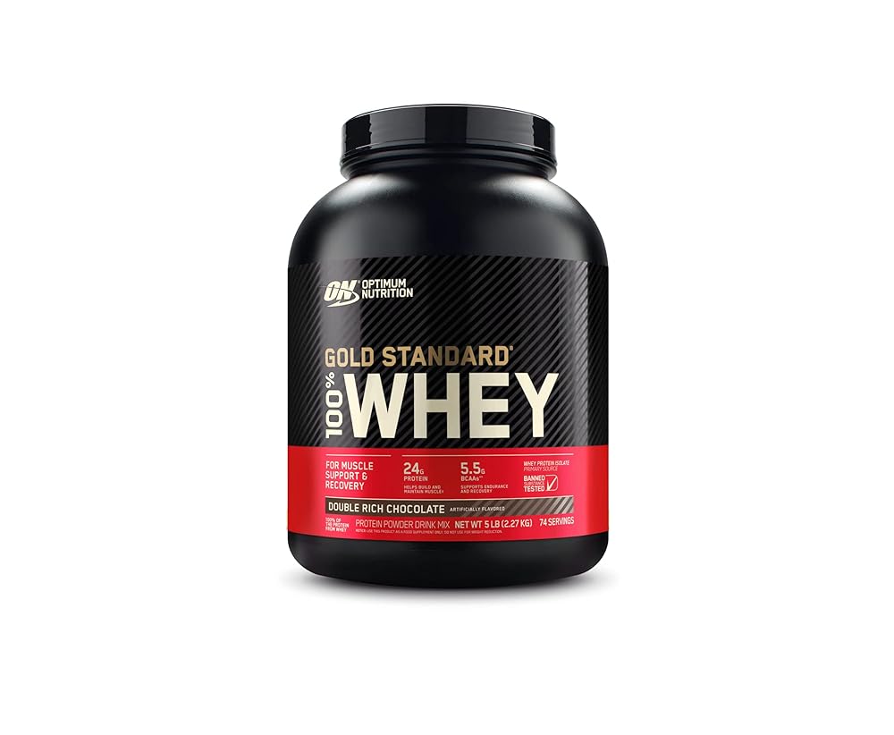 Optimum Nutrition Whey Protein, Double ...