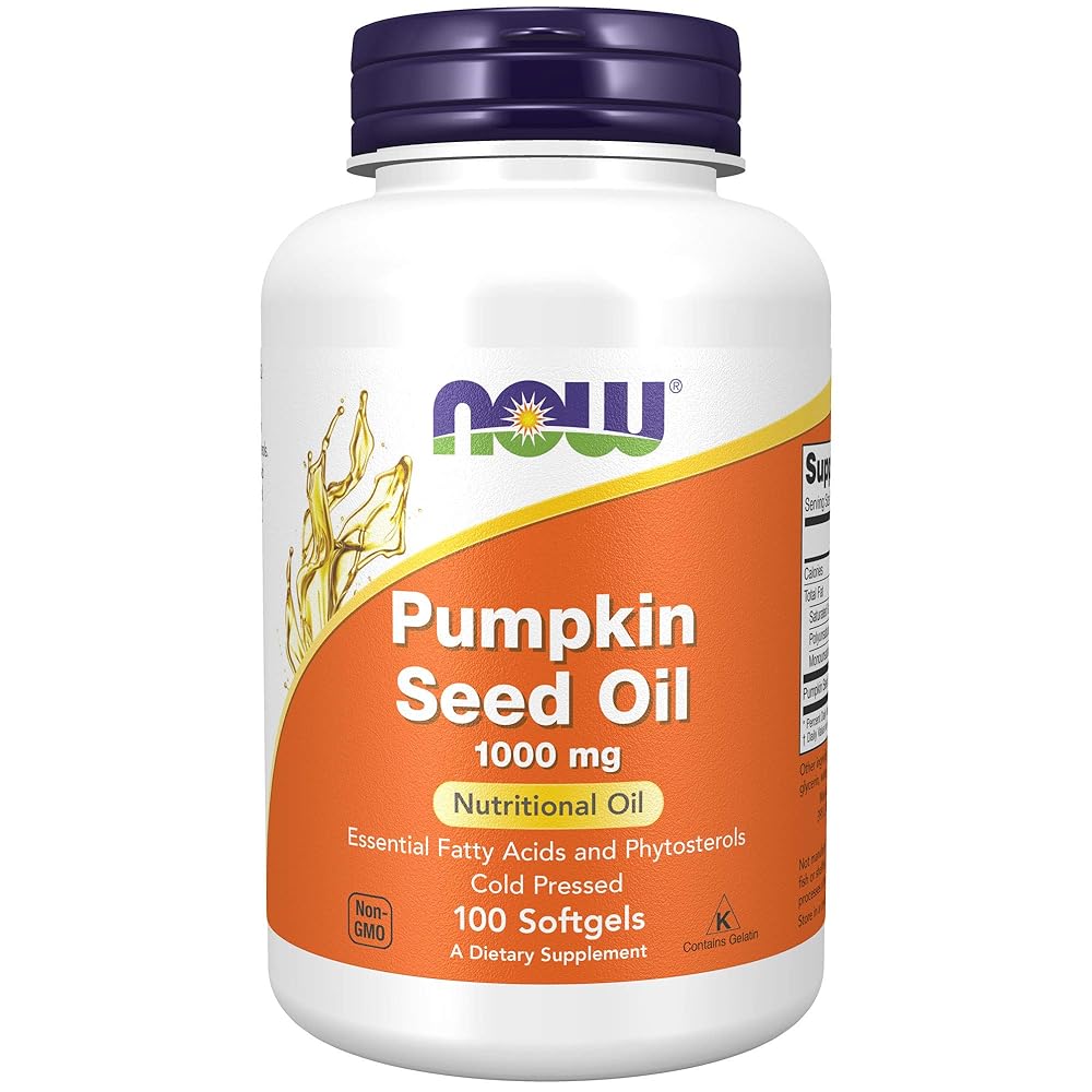 Pumpkin Seed Oil (1000mg) 100 Capsules