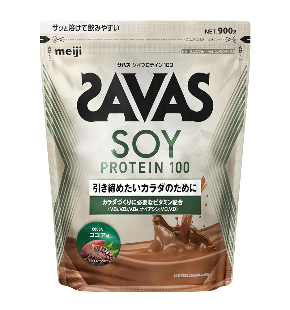 SAVAS Soy Protein 100 Cocoa 900g