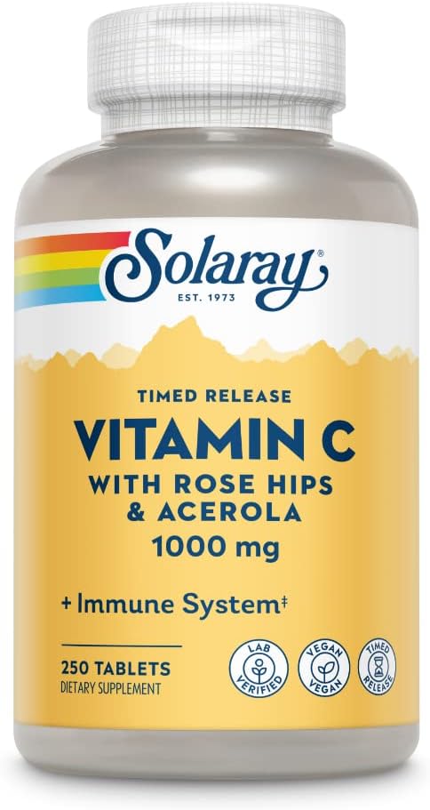 Solaray Time-Release Vitamin C 1000mg Tabs