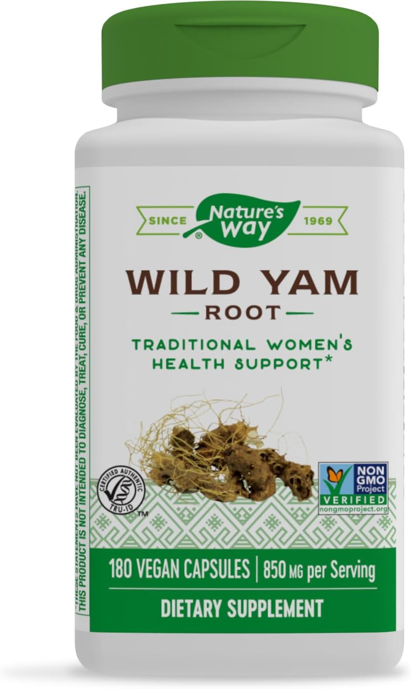 Wild Yam (Mexican Yamo) 180 Tablets