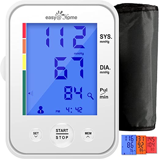 Easy@Home Blood Pressure Monitor