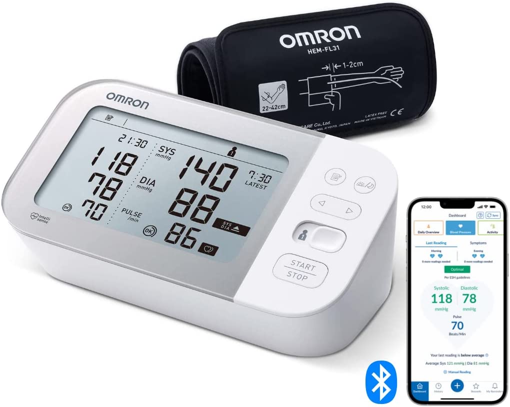 OMRON X7 Smart Upper Arm Blood Pressure...