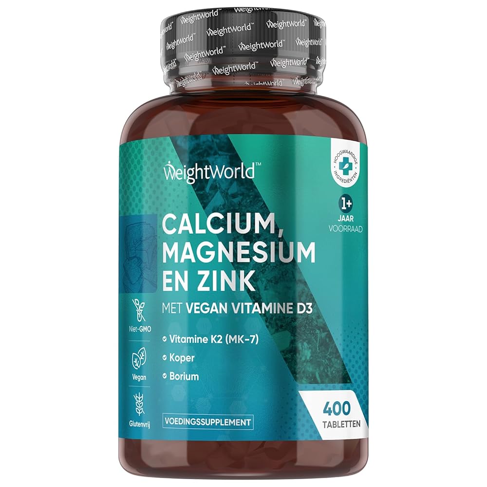 400 Vegan Calcium, Magnesium & Zinc...