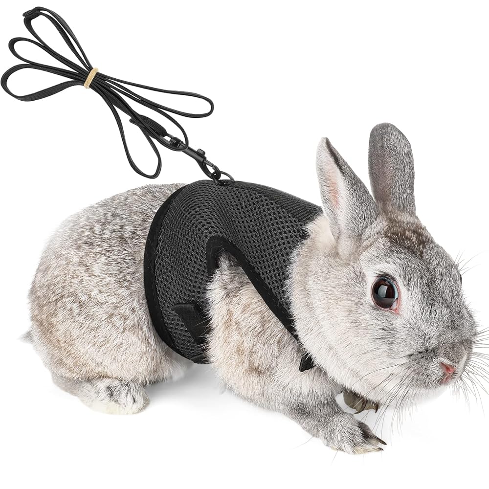 Adjustable Soft Rabbit Harness with Ela...