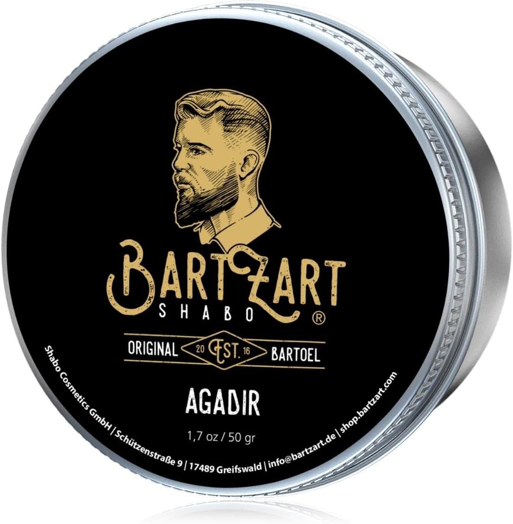 BartZart Agadir Beard Wax with Musk Scent
