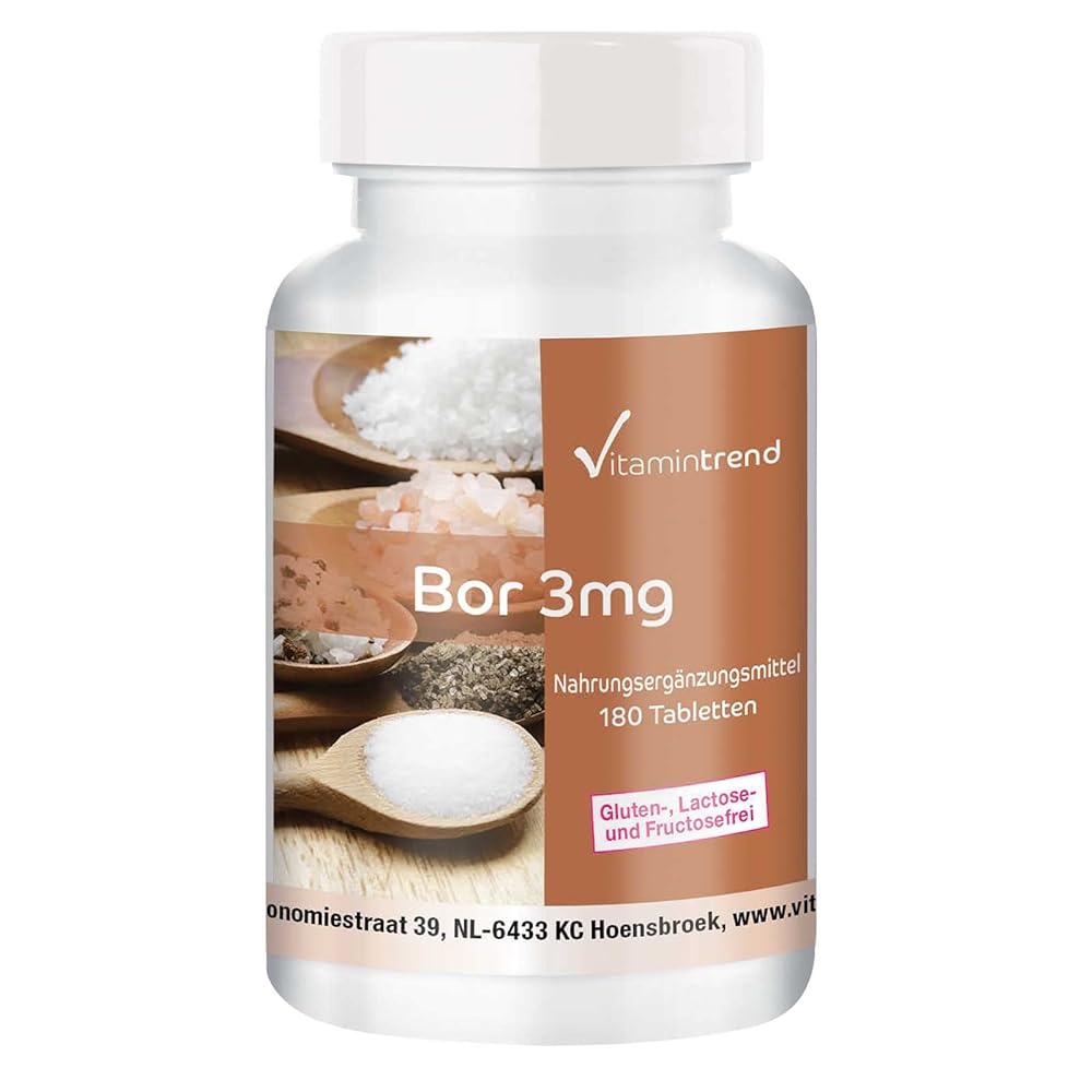 Borium 3mg – 180 Vegan Tablets &#...