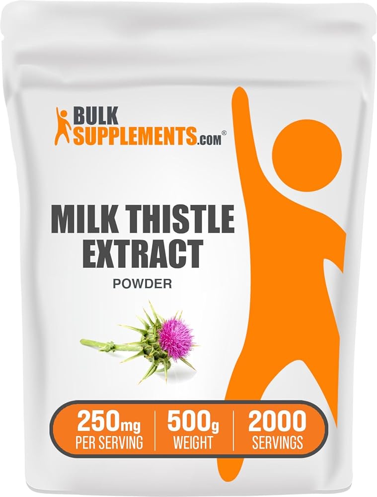 BulkSupplements Milk Thistle Extract Po...