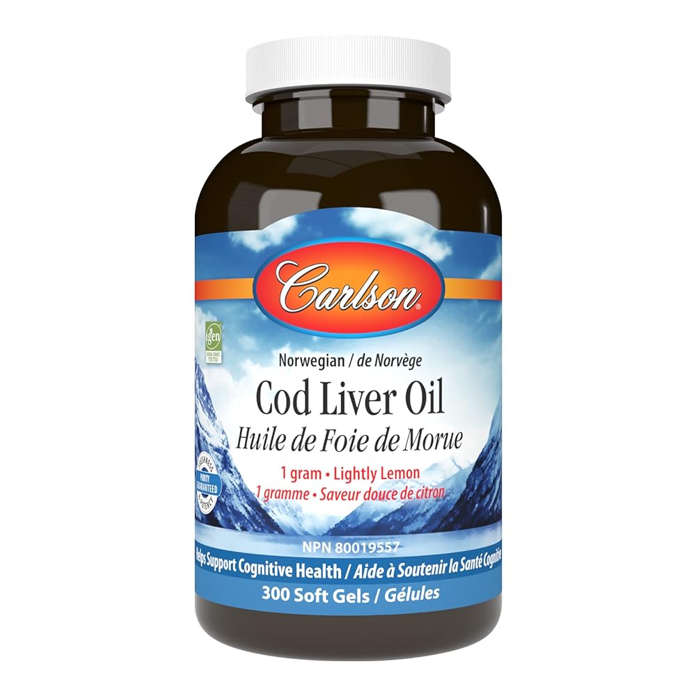 Carlson Cod Liver Oil Gems – Natu...
