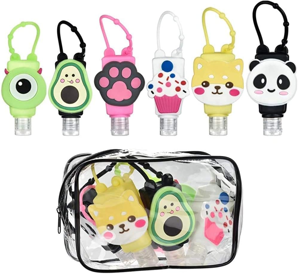 Cartoon Mini Hand Sanitizer 6 Pack with...