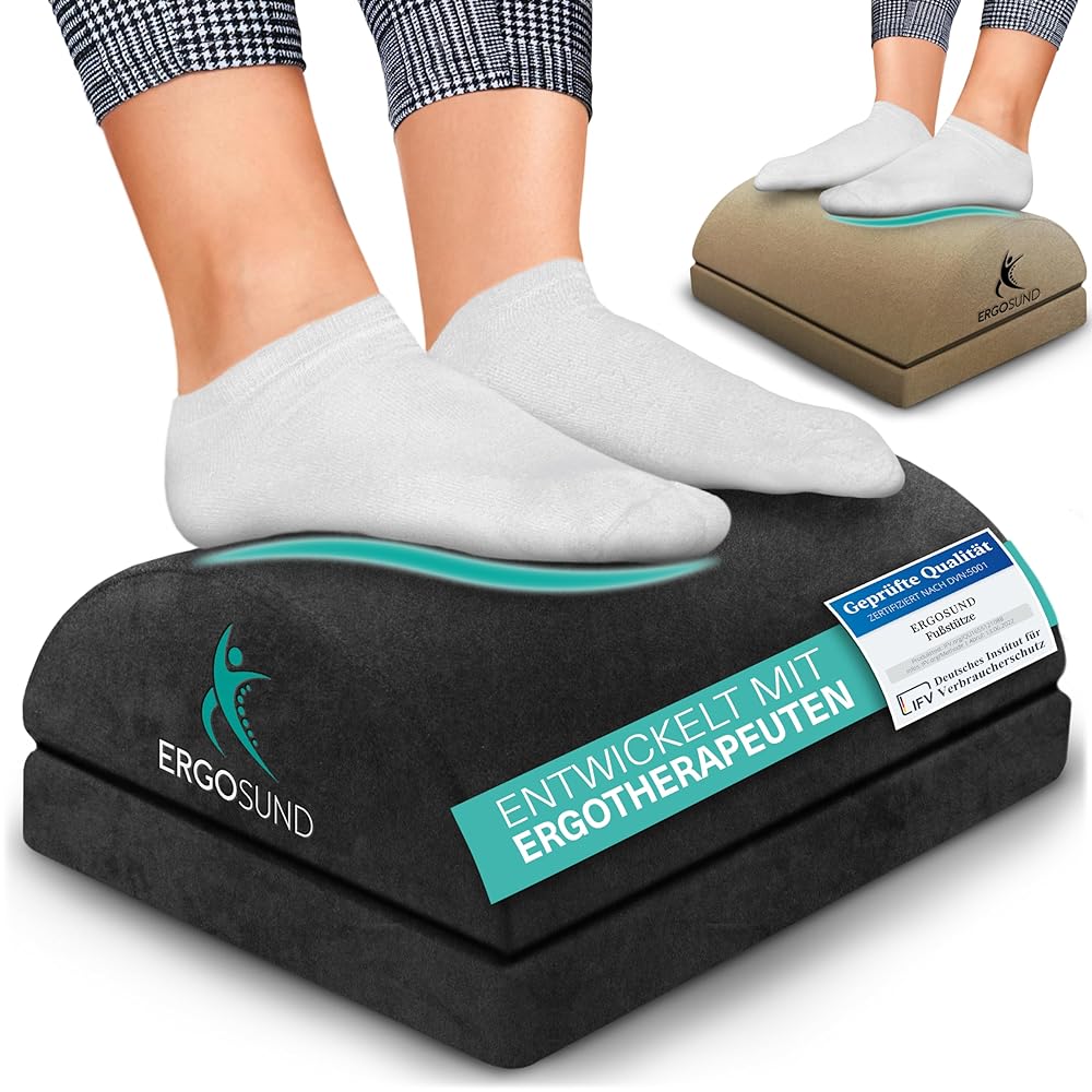 ERGOSUND® Premium Adjustable Footrest