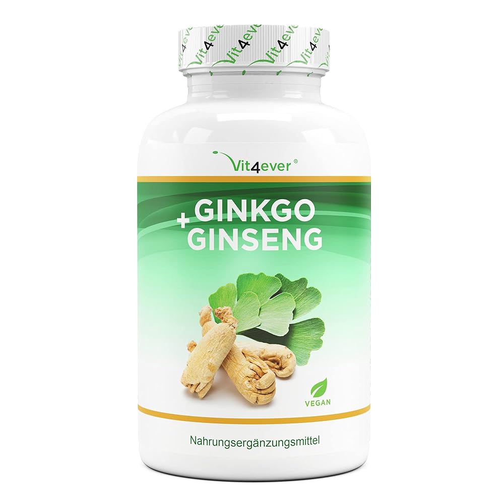 Ginkgo + Ginseng – 365 Tablets &#...