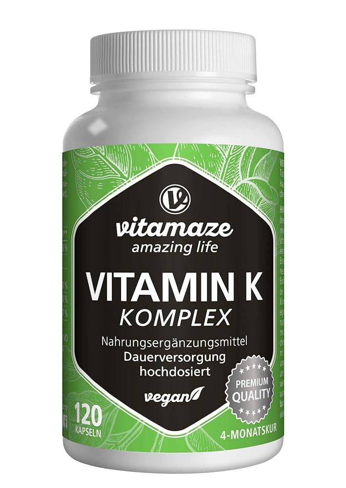 High Dose Vegan Vitamin K Complex, 120 ...