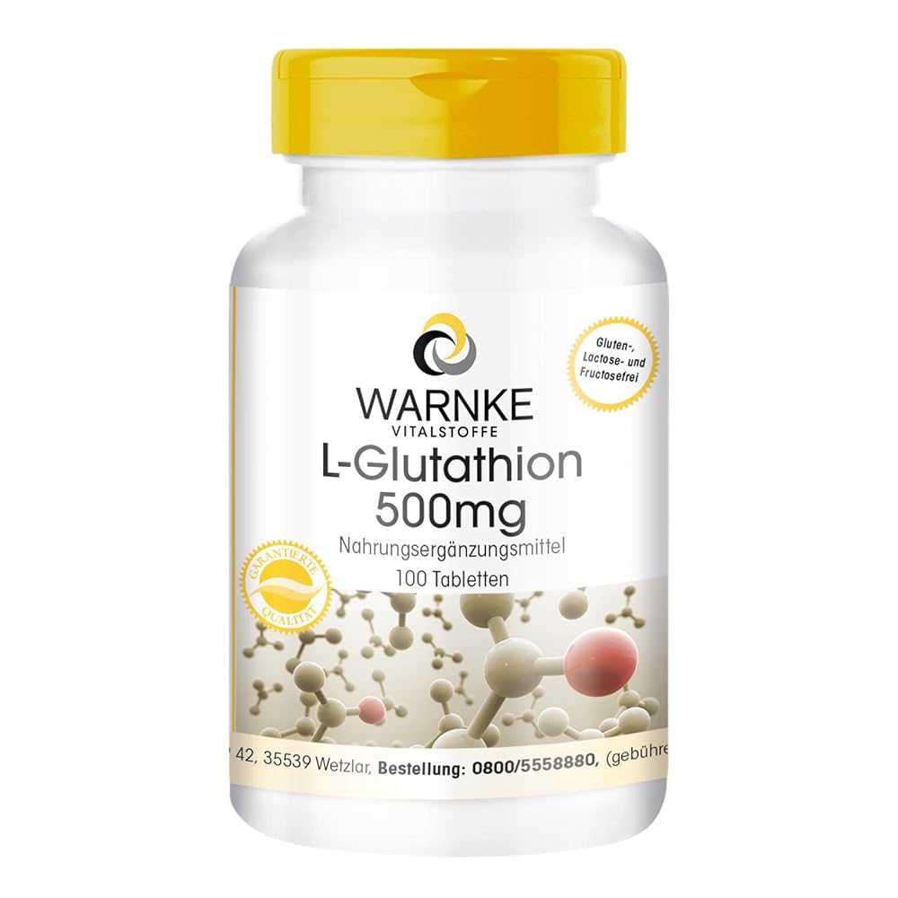 L-Glutathion 500mg – High dose, v...