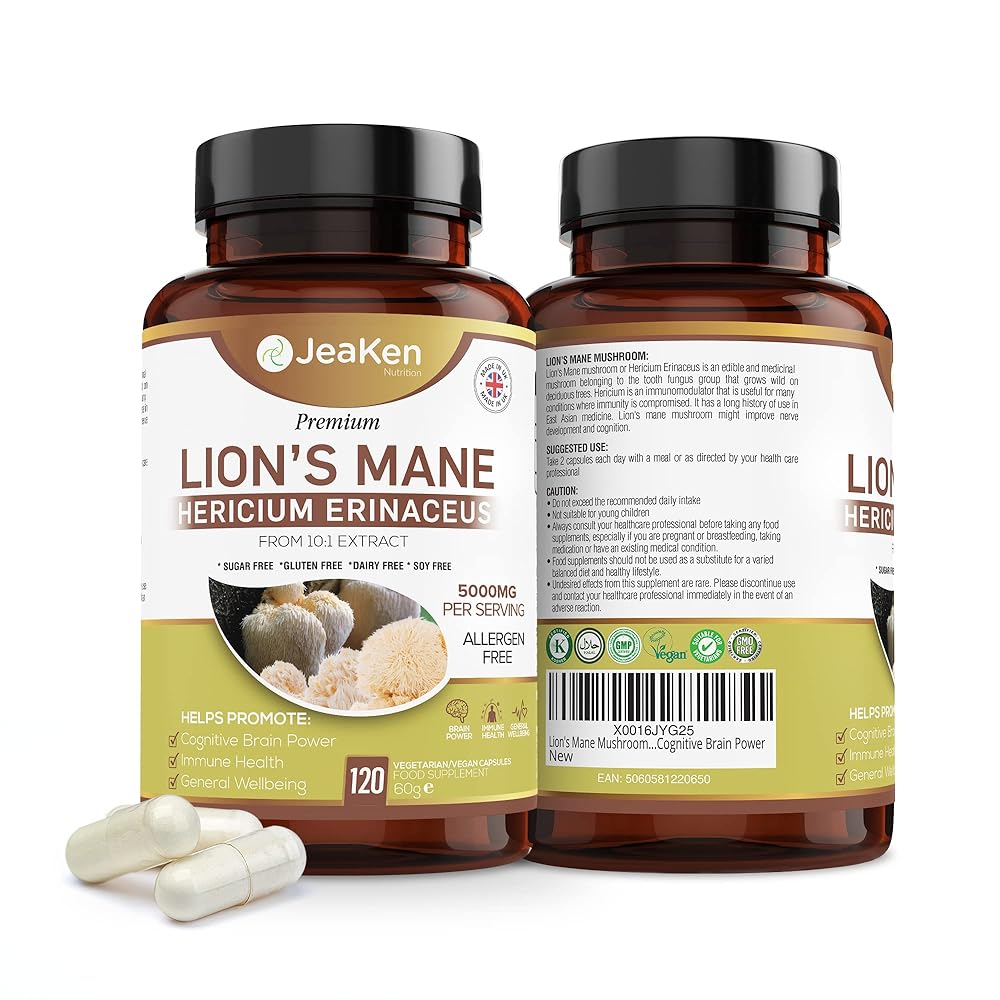Lions Mane Mushroom Capsules – Co...
