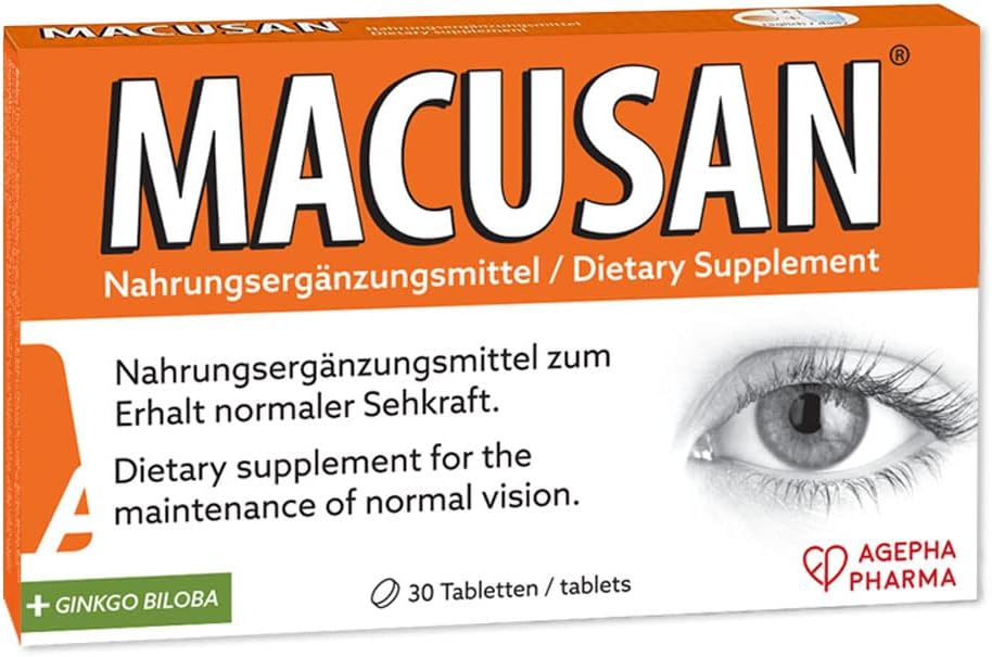 Macusan Eye Supplements with Lutein and...