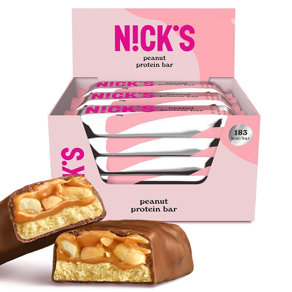 NICKS Protein Bar Peanut | Low Carb Pro...