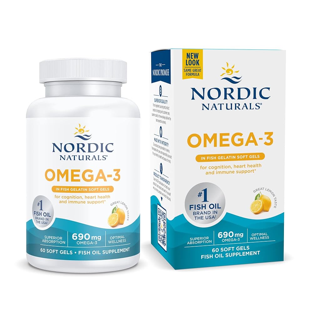 Nordic Naturals Omega-3 Fish Oil, 1000 ...
