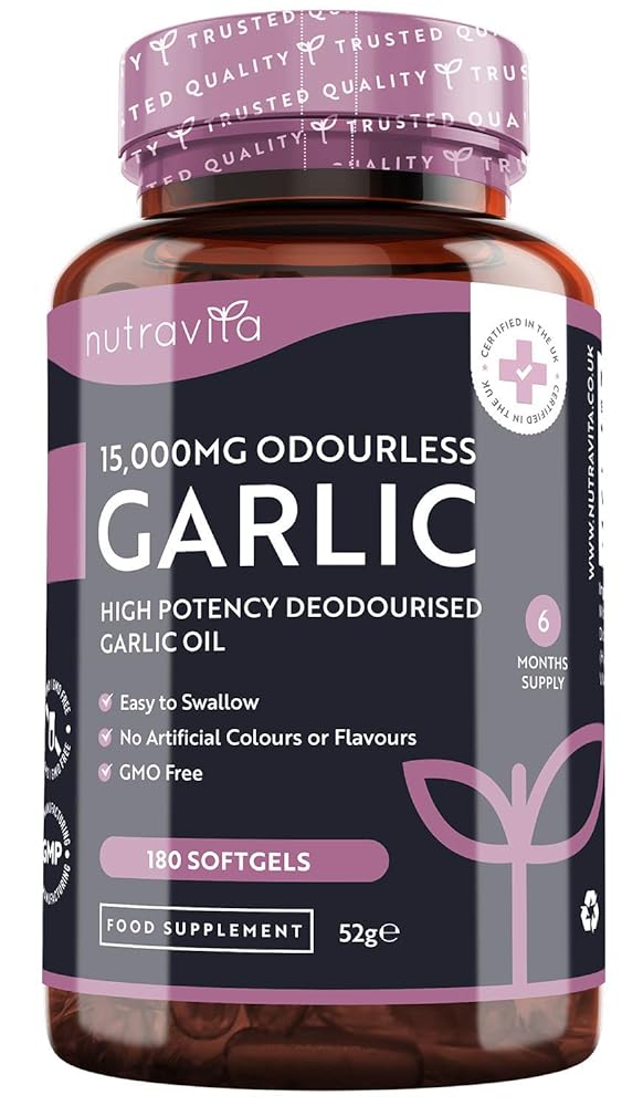Odorless Garlic Capsules – 15,000...