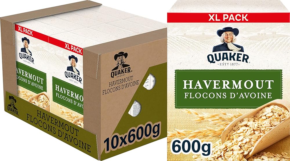 Quaker Oats, 10 Boxes x 600g