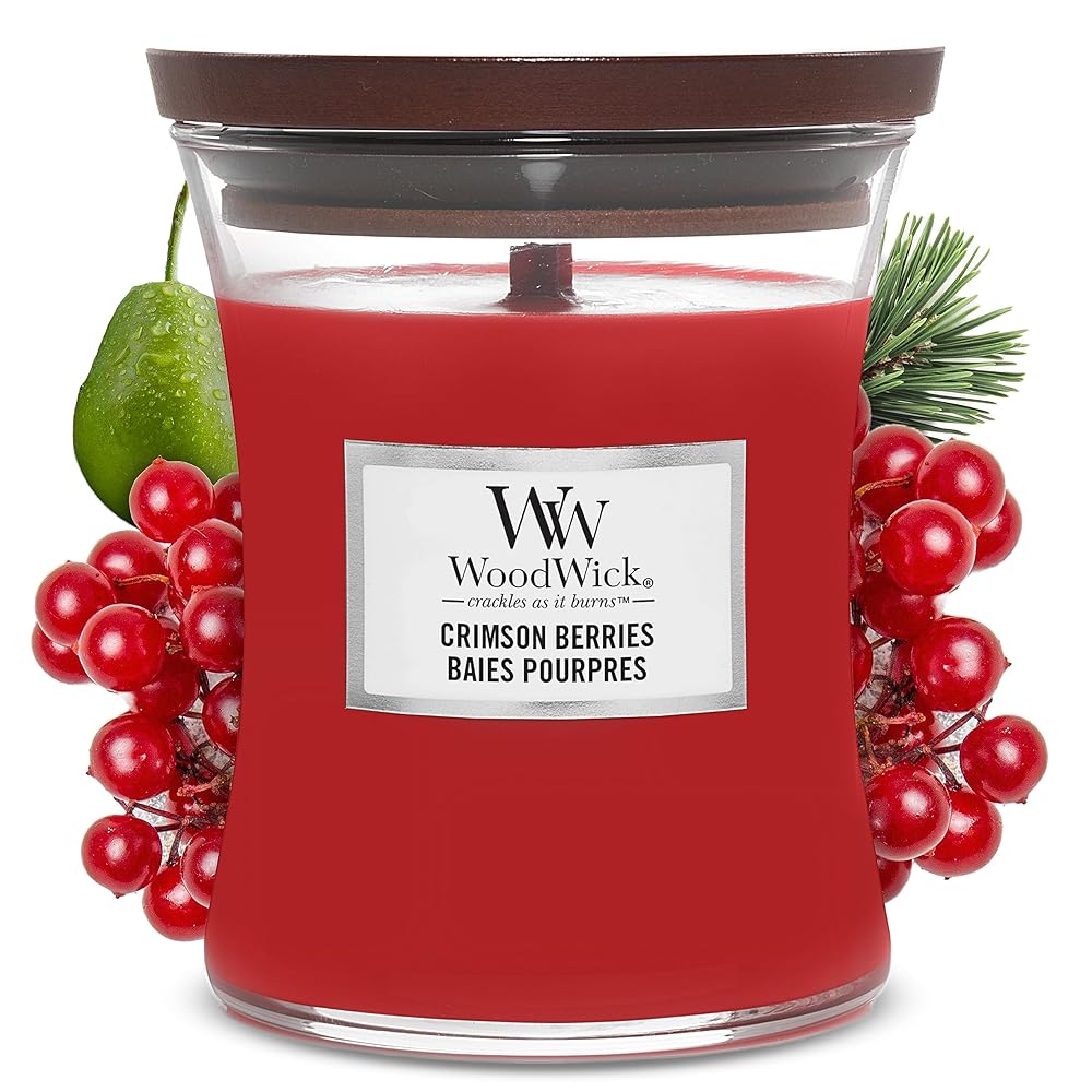 WoodWick Crimson Berries Medium Candle ...