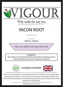 Yacon Root Tablets – 120 High Str...