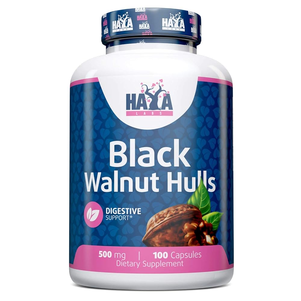 HAYA LABS Black Walnut Hulls Capsules