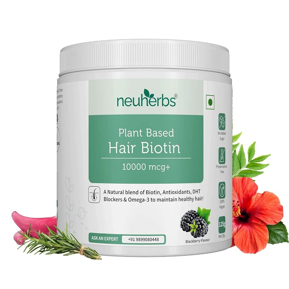 Neuherbs Biotin Hair Supplement with DH...