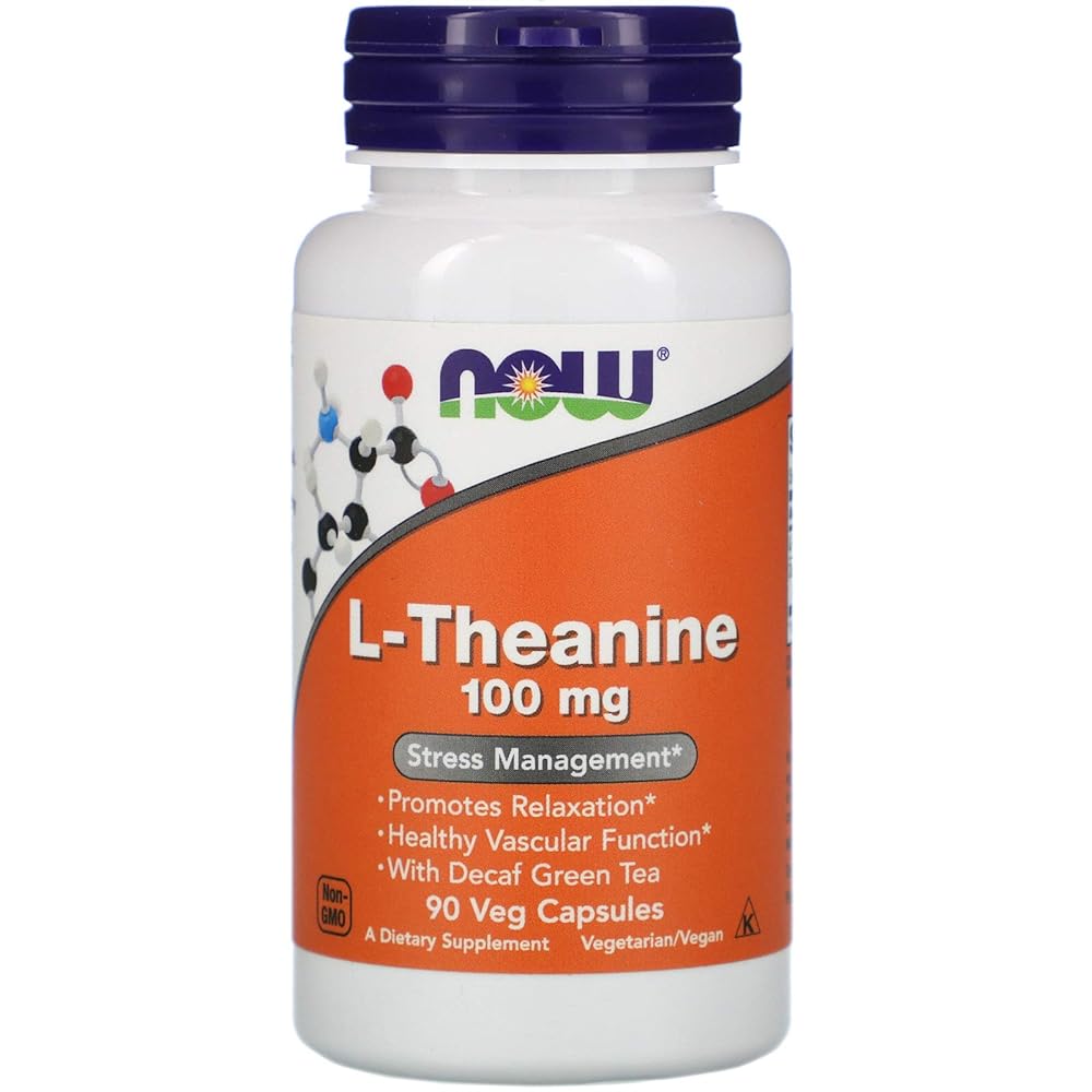 Now Foods L-Theanine 100mg Capsules