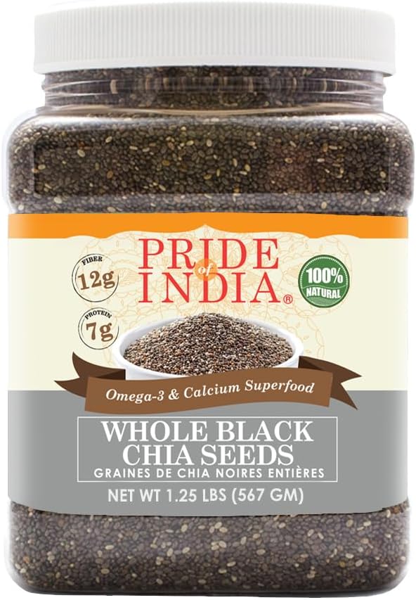 Pride Of India Black Chia Seeds
