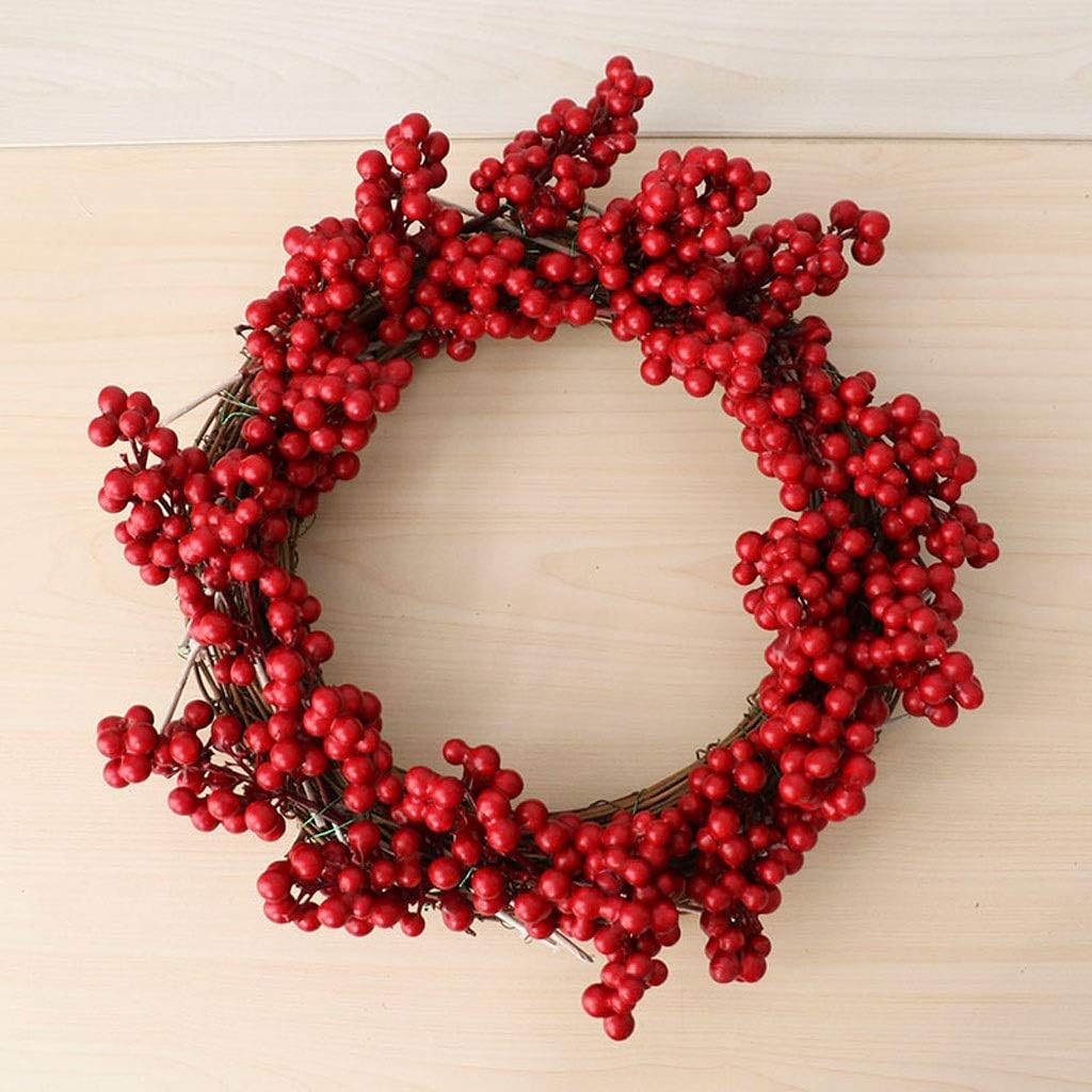 Artificial Berry DIY Christmas Wreath A...