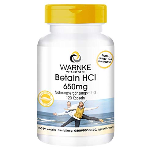 Betain HCl 650mg – High Dose R...