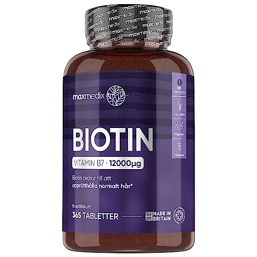 Biotin Tablets – 12,000mcg B7 Vit...