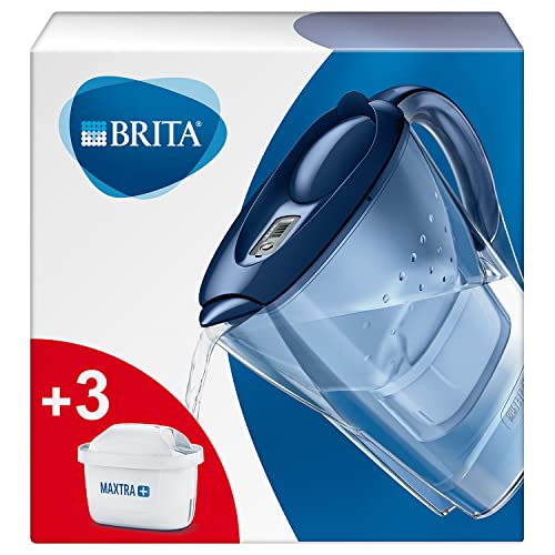 Brita Blue Water Pitcher with 3 Filters