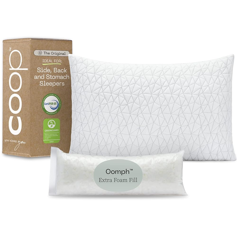 Coop Home Goods Memory Foam Pillow with...