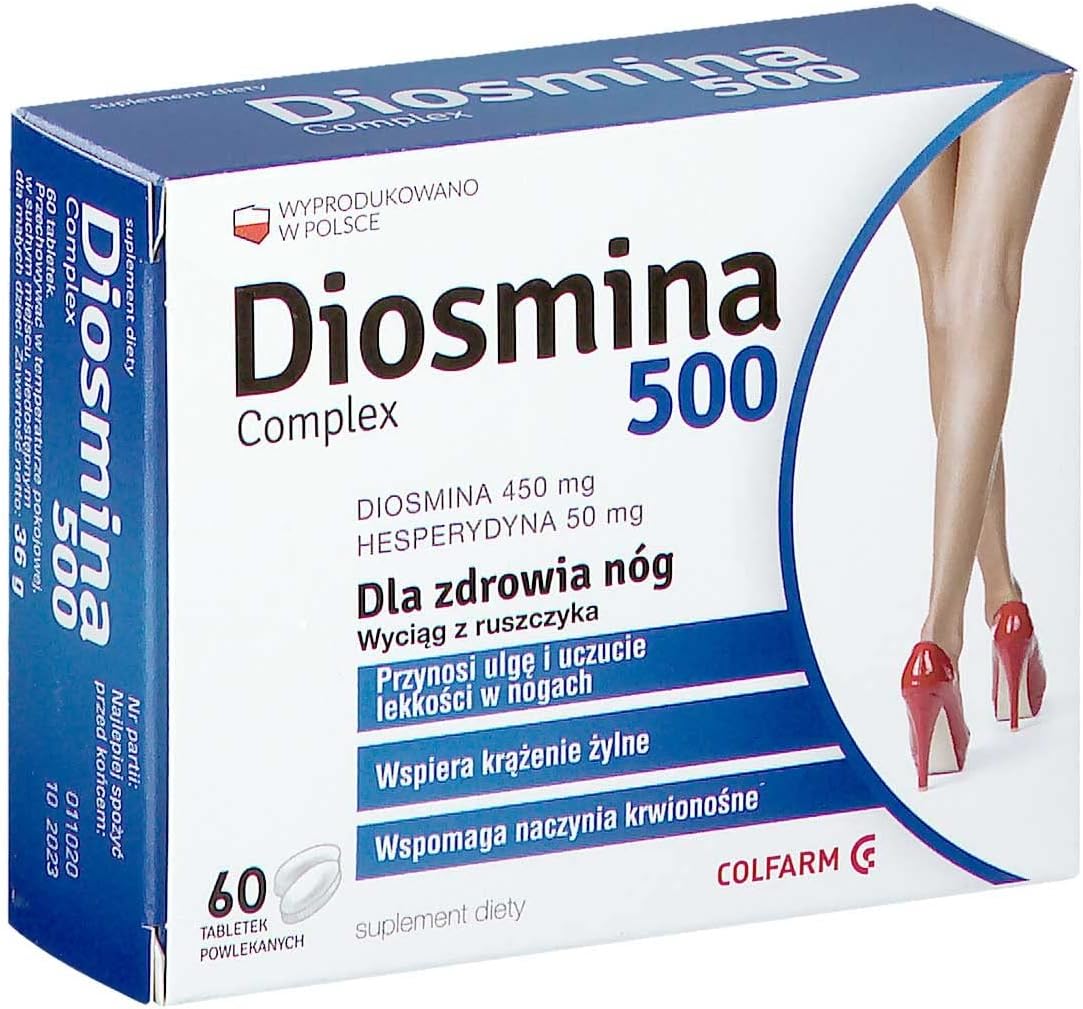 Diosmina 500 Complex: Leg Relief and Ci...