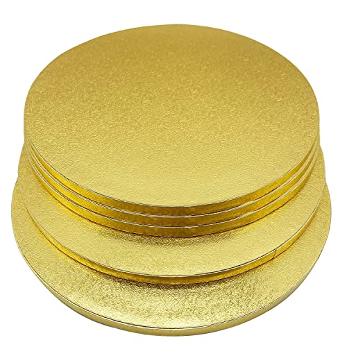 Gold Cake Board Set – 30cm Round ...