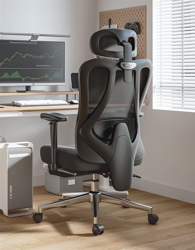 Hbada Ergonomic Office Chair with Footrest