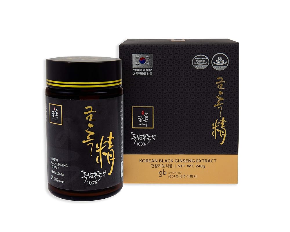 Korean Black Ginseng 240g – 100% ...