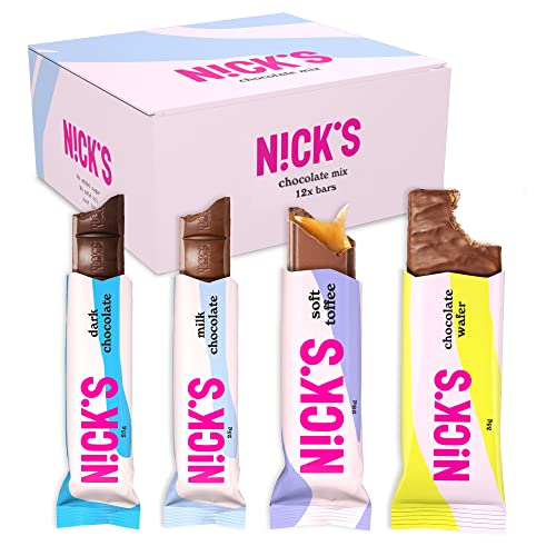 NICKS Keto Chokladbars – Sugar-fr...
