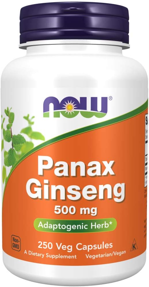 Now Foods Panax Ginseng 500mg Capsules