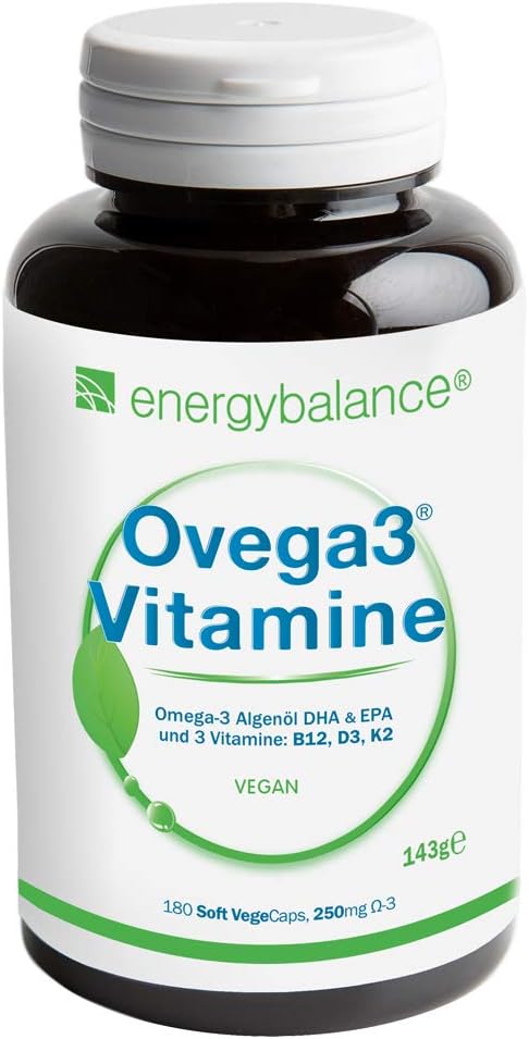 Ovega3® Omega 3 Vegan Capsules with DHA...