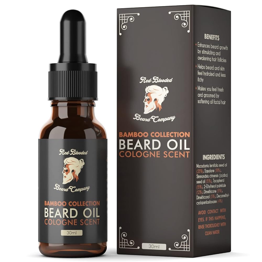 Red-Blooded Vegan Beard Oil for Men ...