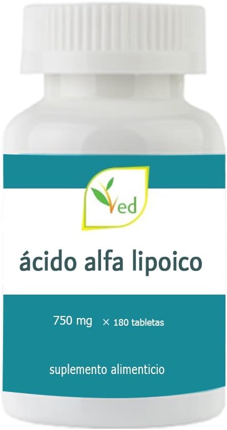 Ved Alpha Lipoic Acid, 750mg, 180 Tablets