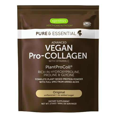 Vegan Collagen Powder with Vitamin C, 5...